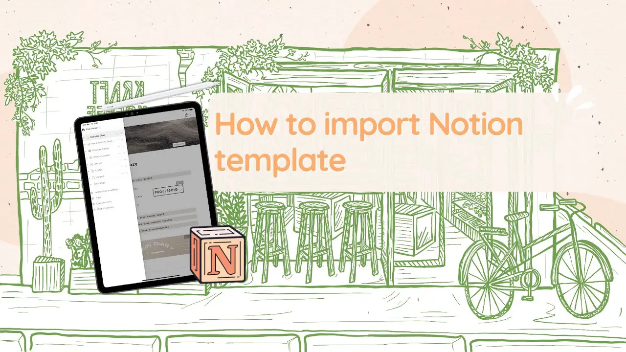 How To Import Notion Template On Ipad